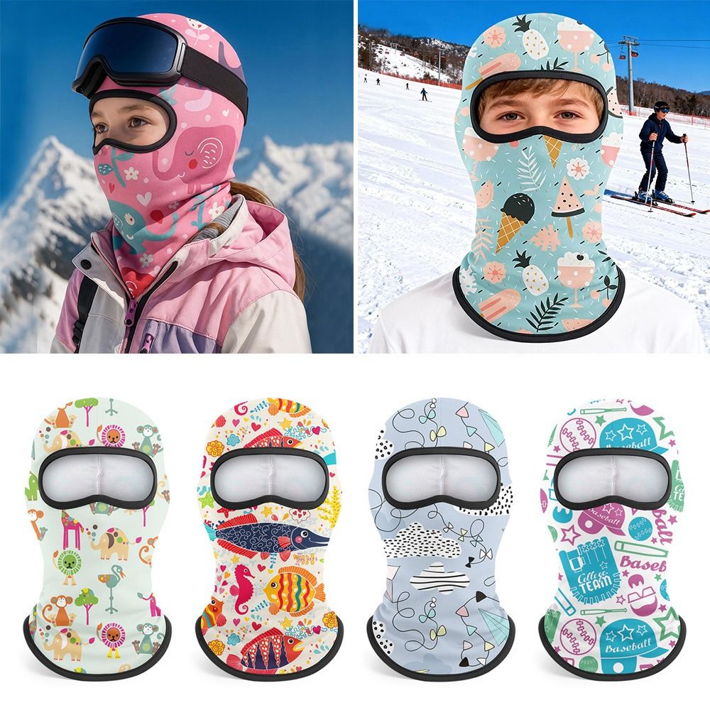 1/2/3PCS Children Balaclava Wi - огляд і ціна Kids Face Mask